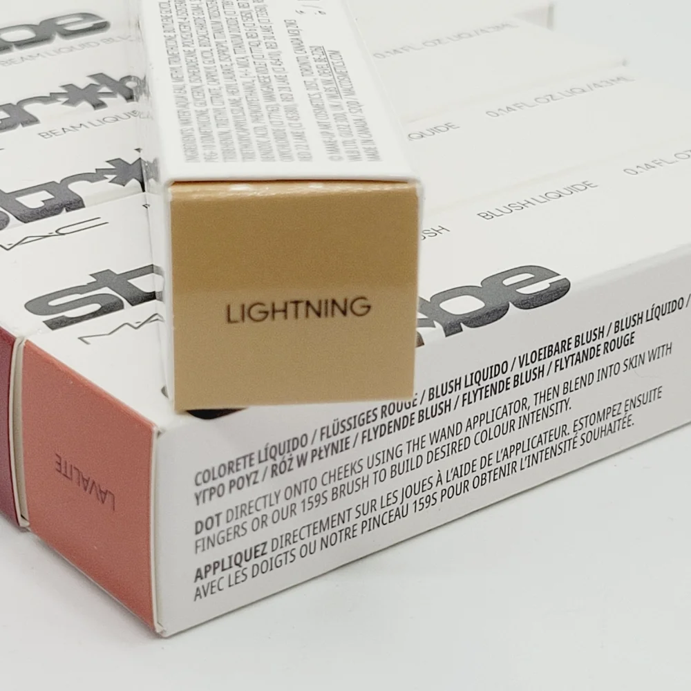 MAC Lightning Strobe Beam Liquid Blush Beige Gold Brand New In Box Full Size